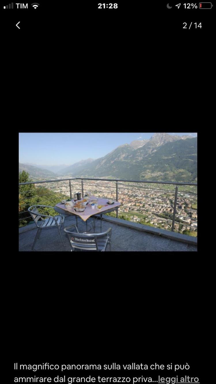 La Stanza Dei Segreti Hotell Aosta Eksteriør bilde